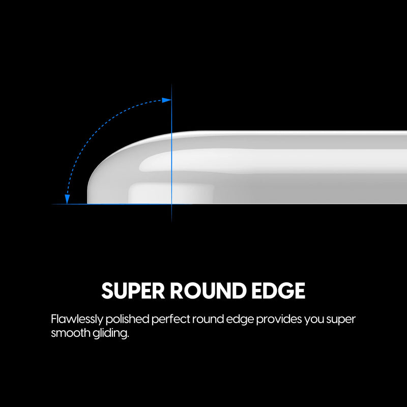 [Australia - AusPower] - Superglide - Fastest and Smoothest Mouse Feet / Skates Made with Ultra Strong Flawless Glass Super Fast Smooth and Durable Sole for Endgame Gears XM1 RGB / XM1r [White] 