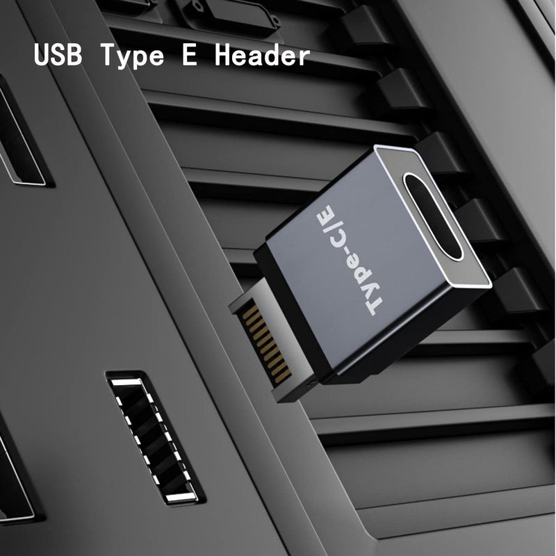 [Australia - AusPower] - rgzhihuifz USB 3.1 Type E to Type C Extension Adapter , Gen 2 (10 Gbit/s) USB 3.1 Type-E Male Port to Type-C Female Port and Type E Female/Type C Male Internal Adapter Cable 