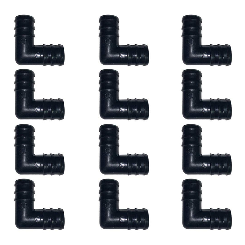 [Australia - AusPower] - KP Kool Products 3/4 inch Elbow Connector For 3/4 PVC Pipe I Plastic Tube I Plastic Pipe Fitting I Plastic Water Fitting (12 Pack) 
