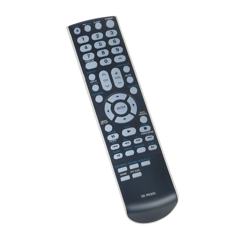 [Australia - AusPower] - SE-R0305 Replacement Remote AIDITIYMI Remote Control for Toshiba TV/DVD 22LV505C 22LV61K 22LV610 22LV611U-T SER0305 15LV505 19CV100U 19LV61K 19LV505 19LV505C 19LV506 19LV610 19LV610U 19LV61 