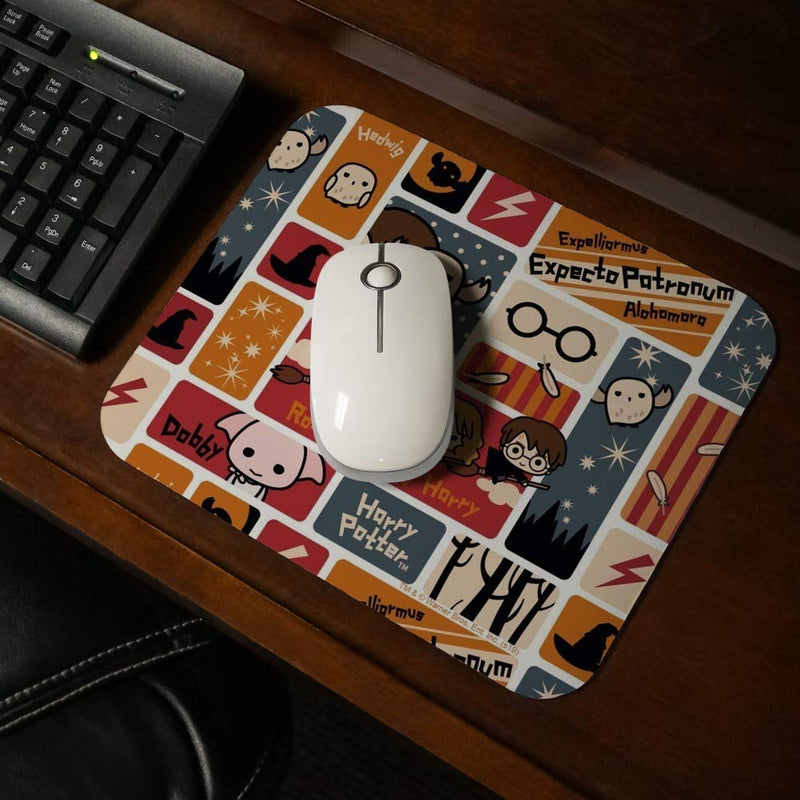 [Australia - AusPower] - Harry Potter Cute Chibi Pattern Low Profile Thin Mouse Pad Mousepad 