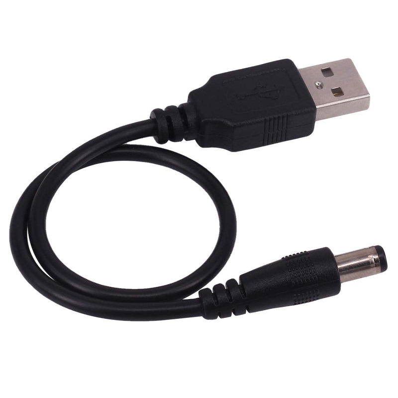 [Australia - AusPower] - 3FT USB to DC Power Cord, Yeworth [2 Pack] USB 2.0 A Type Male to DC 5.5 x 2.1mm DC 5V Power Plug Connector Cable USB to 5V Power Charging Adapter (3FT USB to DC 5.5 x 2.1mm) 3FT USB to DC 5.5 x 2.1mm 