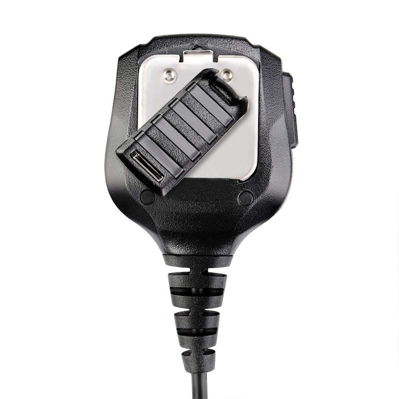 [Australia - AusPower] - Retevis 2 Pin Speaker Mic Waterproof Mic with 3.5MM Jack for Retevis RT22 RT21 RT19 H-777 H-777S RT15 RT22S RT68 RB18 RT27RT21V RT18 RT1 RT-5R Baofeng UV-5R BF-F8HP Walkie Talkies (2 Packs) 