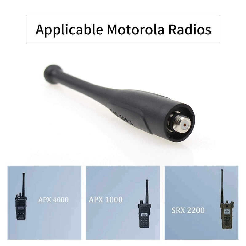 [Australia - AusPower] - Motorola APX 1000 APX 4000 APX 6000 APX 6000XE APX APX 7000 8000XE Stubby Antenna 764-870 MHz with GPS NAR6595A (2 Pack) 