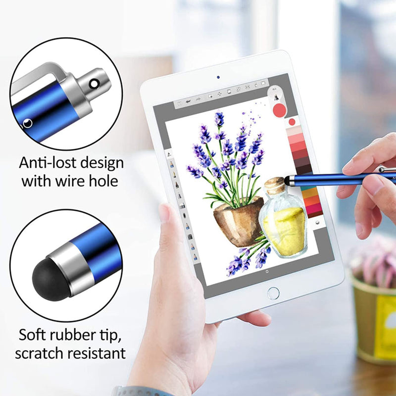 [Australia - AusPower] - Stylus Pen [20 Pack] Universal Capacitive Touch Screen Pens for Tablets, iPad Mini, iPad Pro, iPad Air, Smartphones, Samsung Galaxy - Multiple Colors 