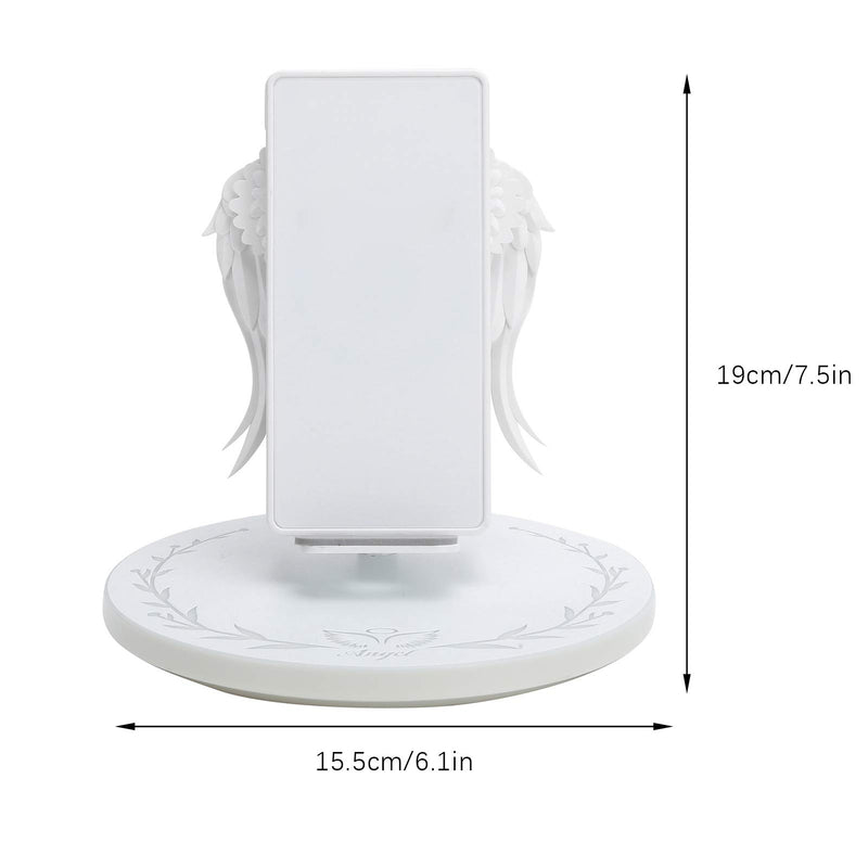 [Australia - AusPower] - Wireless Charger, 10W Max Fast Wireless Charging, Wireless Phone Charger Stand, Universal Angel Wing Style Fast Charging for Mobile Phone 