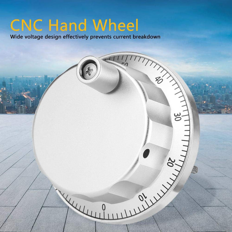 [Australia - AusPower] - Akozon CNC Hand Wheel 5-26V Universal Electronic Hand Wheel 100 Manual Pulse Generator CNC Rotary Encoder 