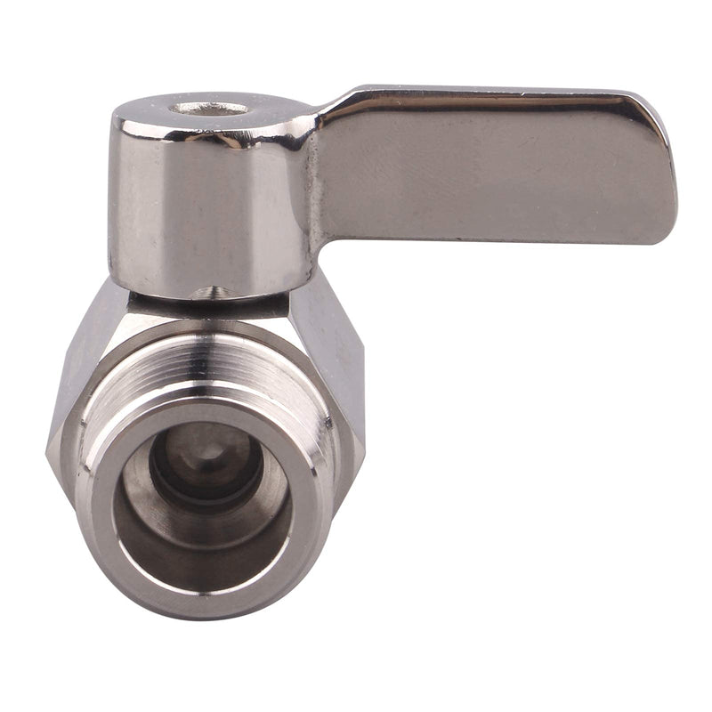 [Australia - AusPower] - DERNORD Stainless Ball Valve - 1/2 Inch NPT Thread Male Small Mini Ball Valve (1/2" Male&Male) 1/2" Male&Male 