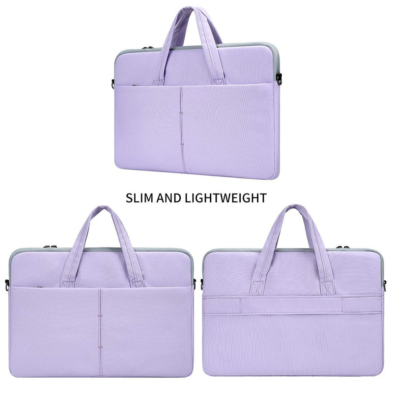 [Australia - AusPower] - 17.3 Inch HP Laptop Case, Protective Shoulder Strap Case for 2020 Lenovo L340 17.3" Laptop/Lenovo IdeaPad 330 320, Dell Inspiron 17 3000 7000 5000 Sleeve Bag(Purple) 17.3 Inch Purple 