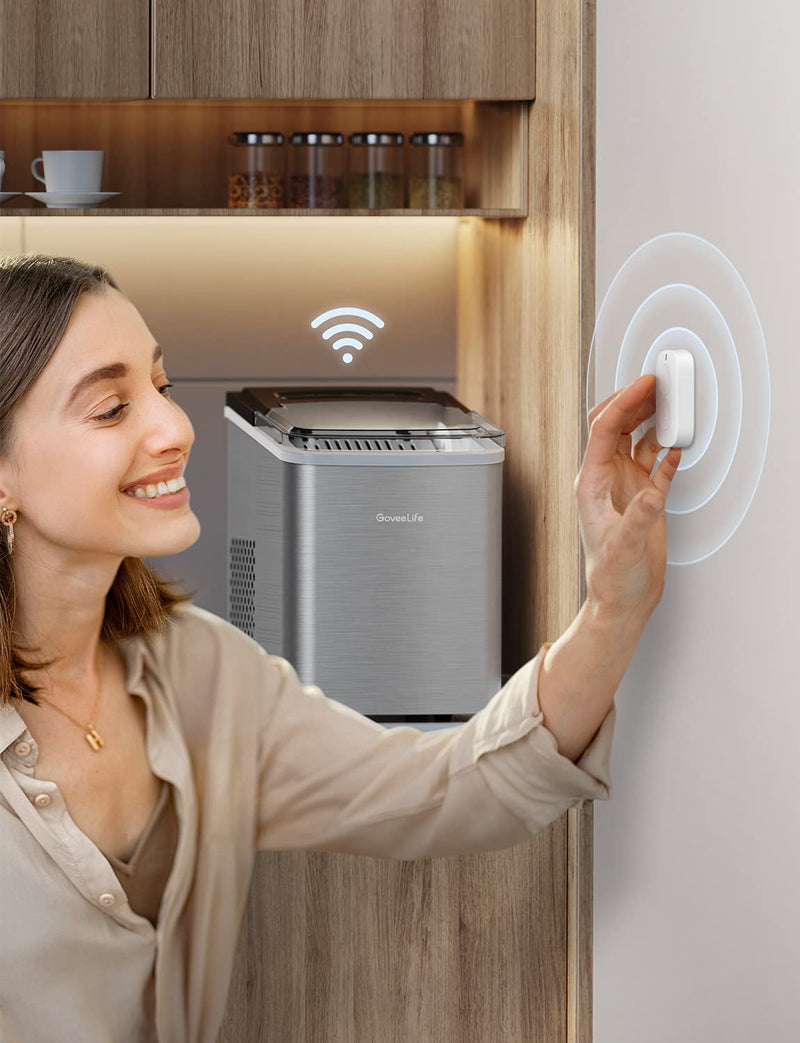 [Australia - AusPower] - Govee Life Smart Mini Double Button Switch, Group Control Unlimited Devices, Versatile Wireless Control Button, Battery Powered, Supports Most Govee Smart Products 