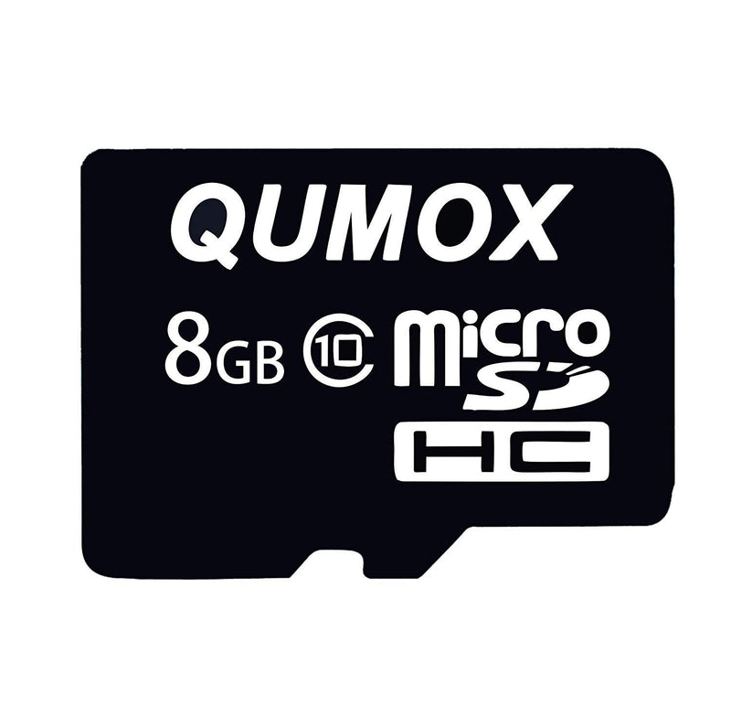 [Australia - AusPower] - QUMOX 2 X 8GB 8 GB Micro SD HC SDHC Flash Memory Card Class 10 TF 