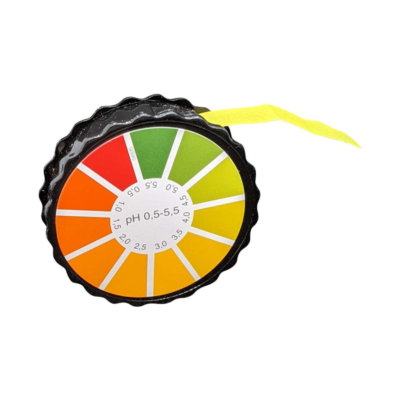 [Australia - AusPower] - pH Test Paper for Kombucha Brewing, 0.5 to 5.5 pH [16 Foot Roll with Dispenser] 