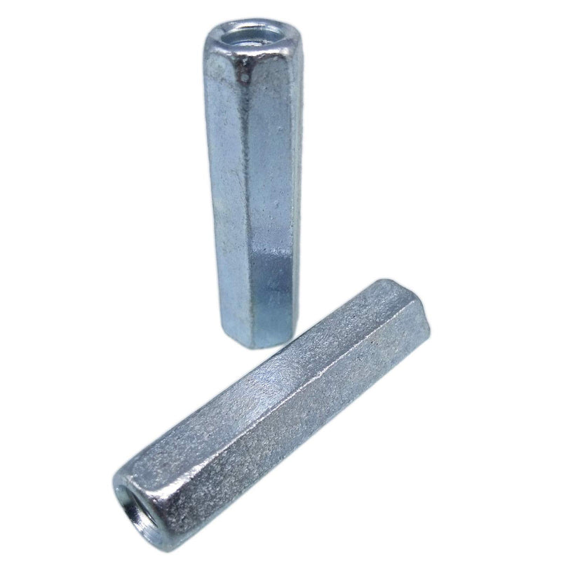 [Australia - AusPower] - 5pcs M6 x 1 x 40mm Long Rod Coupling Hex Nut Connector Zinc Plated 