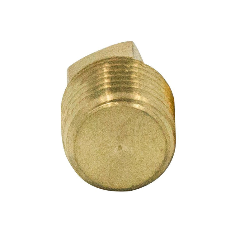 [Australia - AusPower] - Legines Solid Brass Pipe Fitting, 1/4" NPT Male Square Head Plug (5 pcs) 