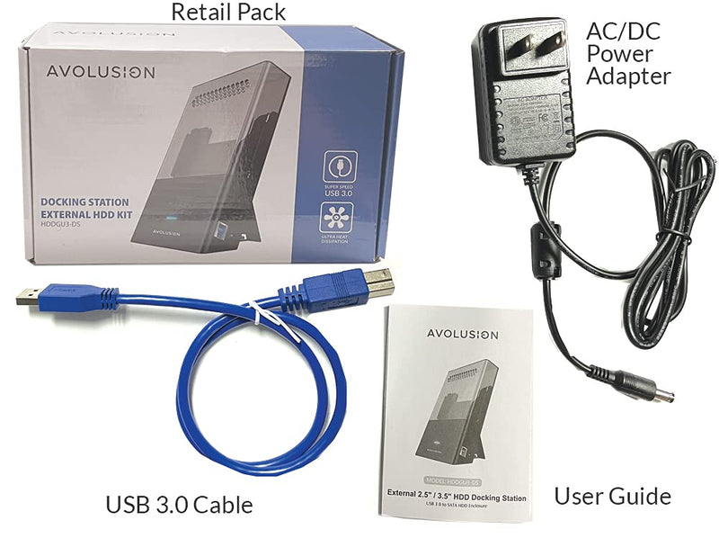 [Australia - AusPower] - Avolusion HDDGear (HDDGU3-DS) USB 3.0 External Hard Drive Enclosure/HDD Docking Station for 2.5" SSD/HDD & 3.5" HDD - 2 Year Warranty 