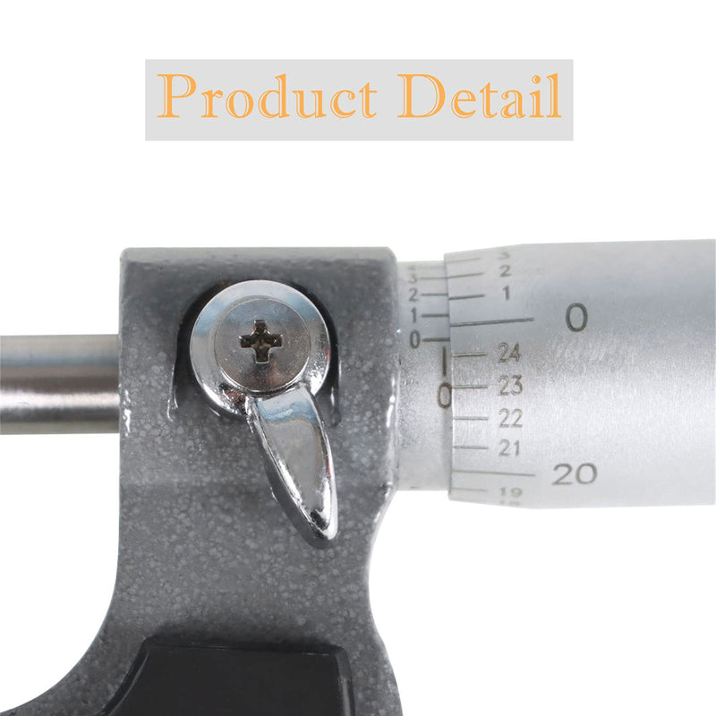 [Australia - AusPower] - New 0-1" Precision Outside Micrometer 0.0001" Carbide Tipped 
