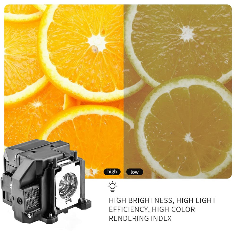 [Australia - AusPower] - LBTbate ELPLP67 V13H010L67 Replacement Projector Lamp for EPSON PowerLite Home Cinema 710 750HD EX7210 EX3210 EX3212 EX5210 H429A VS210 VS220 MG-850HD PowerLite1221 1261W EB-S02 K85 Projector Bulbs 