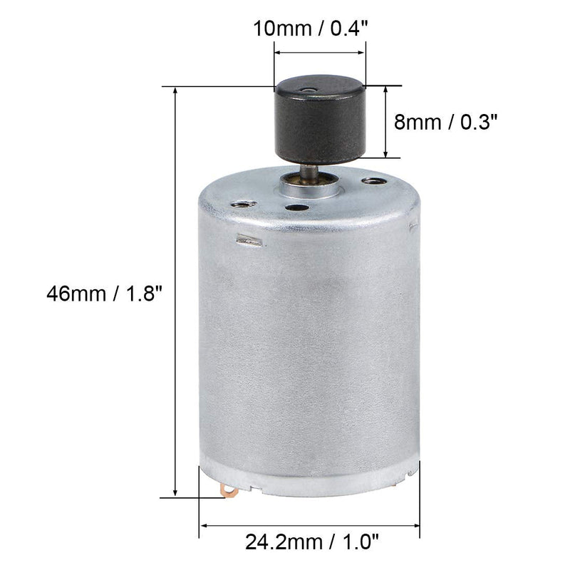 [Australia - AusPower] - uxcell Vibration Motor Strong Power for Massager DC 24V 6000RPM Round Vibrating Wheel 46x24.2mm 