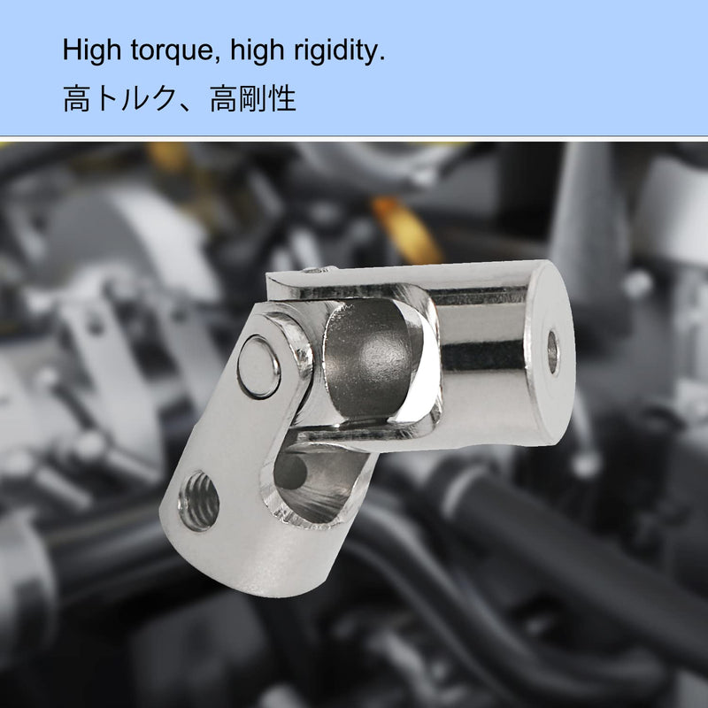 [Australia - AusPower] - Aopin 2mm to 4mm Rotatable Universal Joint Coupling Shaft Stepper Motor, Length 23mm / 0.91", Coupler Connector with Screw for 3D Printer, RC Robot, Car Boat Shaft, DIY Encoder, CNC Machine 2 Pcs 2 to 4 