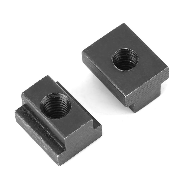 [Australia - AusPower] - 5pcs/ Pack 45 Carbon Steel T-Slot Nut M8/M10 Threads Black Oxide Finish for Machines Tool Tables(M8) 