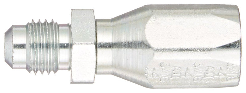 [Australia - AusPower] - EATON Weatherhead 24704N-304 Flare Male Rigid Fitting, SAE 45 Degree, AISI/SAE 12L14 Carbon Steel, 3/16" Hose ID, 1/4" Tube Size 