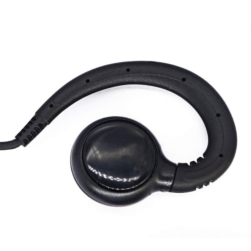 [Australia - AusPower] - WODASEN C Swivel Earpiece Headset for Motorola XPR 3000 XPR 3300 XPR 3500 XPR 3000e XPR 3500e Walkie Talkie Radio with Reinforced Cable and Noise Canceling Mic 