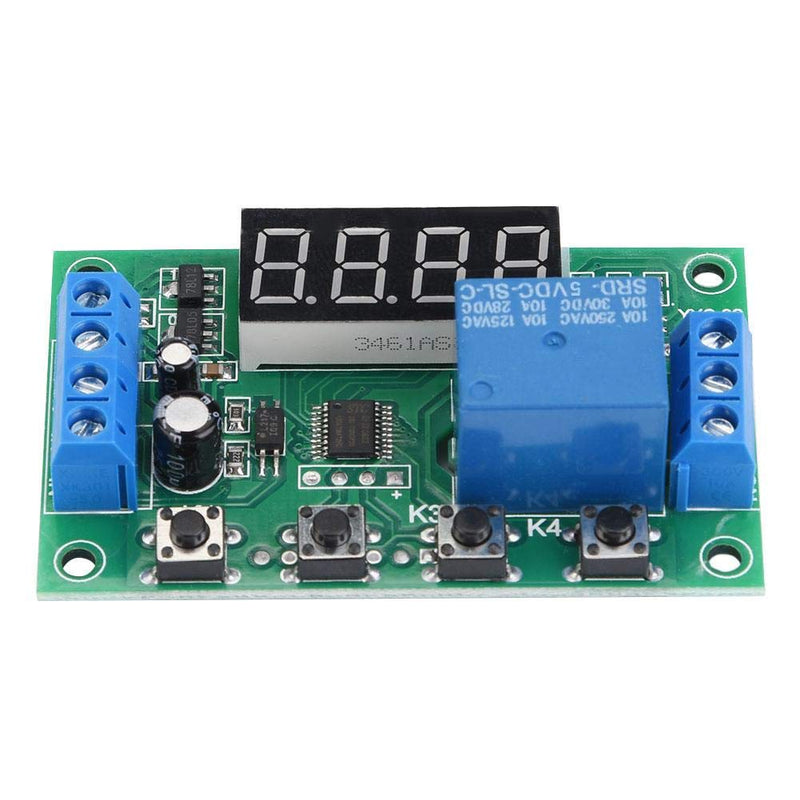 [Australia - AusPower] - Timer Relay, YYC-2S Automation Control Switch Module Adjustable Plastic Relay LED Display for Solenoid Valve, Water Pump, Motor, Light Belt,etc(5V) 