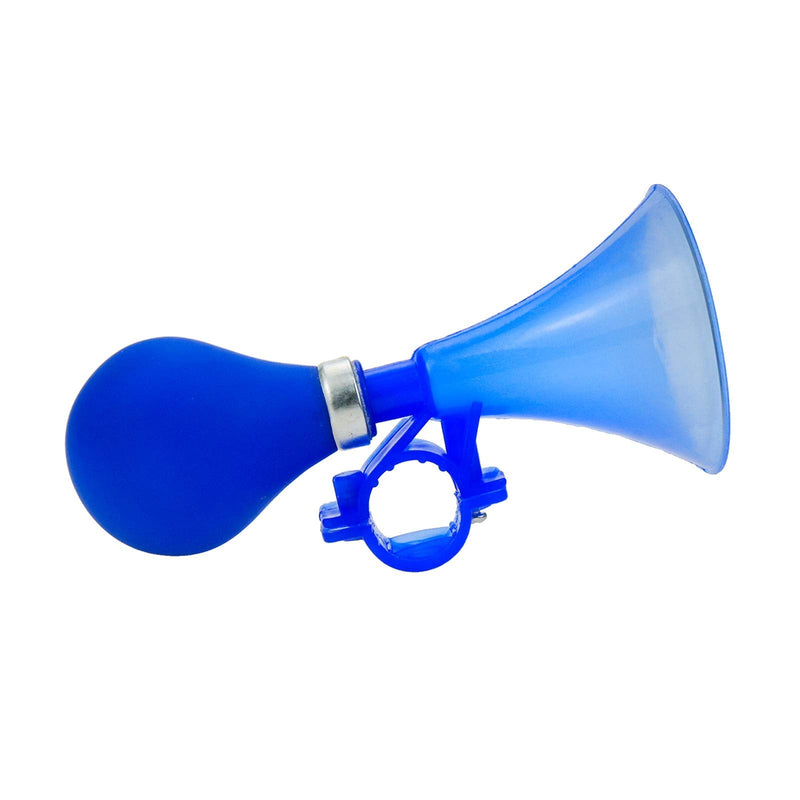 [Australia - AusPower] - Modengzhe Blue ABS Air Horn for Children's Cycles, Funny Plastic Bike Bugle Clown Horn with Squeeze Bulb 