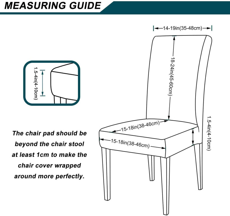 [Australia - AusPower] - Smiry Velvet Stretch Dining Room Chair Covers Soft Removable Dining Chair Slipcovers Set of 2, Black 