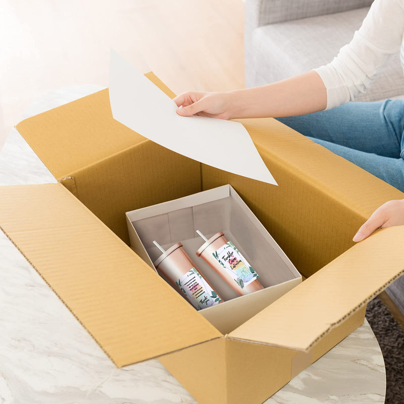 [Australia - AusPower] - 200 Pieces Tumbler Care Instructions Cards Cup Mug Care Instructions 3.5 x 2 Inch Packaging Customer Direction Card for Tumbler, Cup, Mug Small Business Online Shop Owner 
