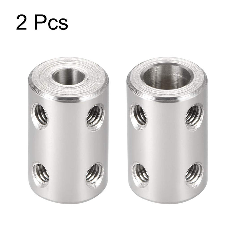 [Australia - AusPower] - uxcell 5mm to 8mm Bore Rigid Coupling Set Screw L22XD14 Stainless Steel,Shaft Coupler Connector,Motor Accessories,2pcs 