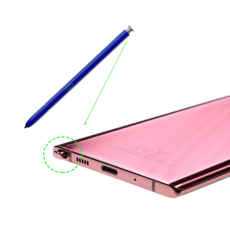 [Australia - AusPower] - Aura Glow Note 10 Stylus Replacement Galaxy Note 10 Pen Touch Stylus for Samsung Galaxy Note 10 All Versions Replacement Pen with with Tips/Nibs 