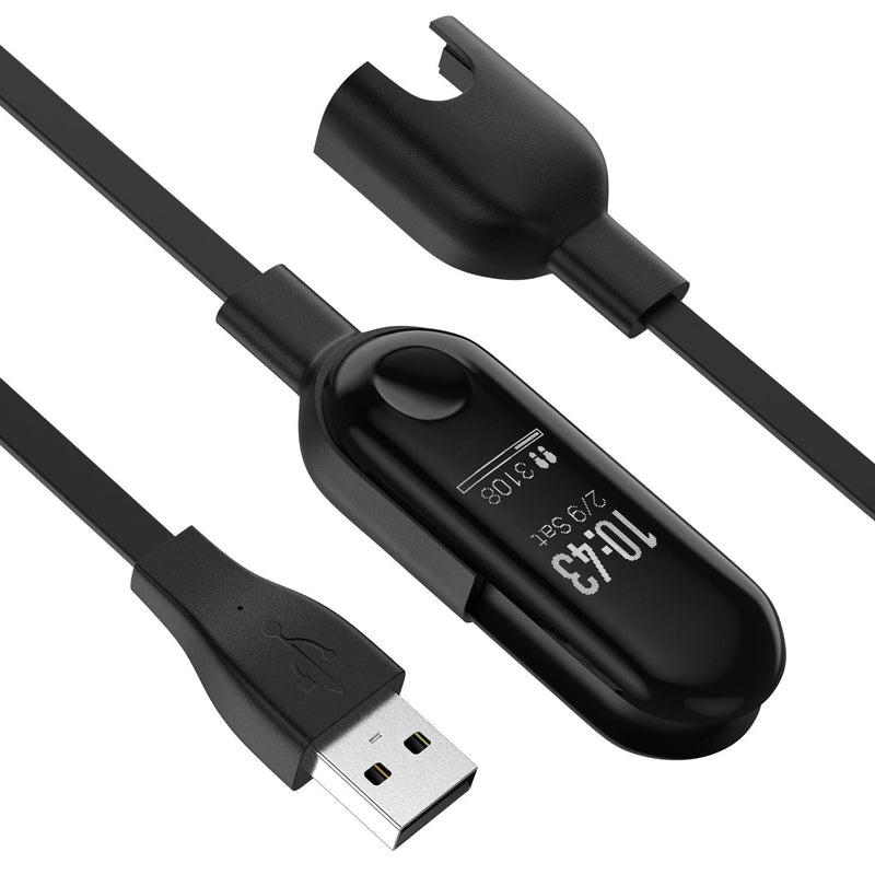 [Australia - AusPower] - MiPhee Charger Cable for Mi Band 3 USB Charging Xiaomi 3 Smartwatch, 2-Pack 