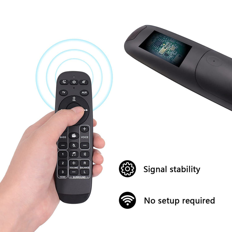 [Australia - AusPower] - New Replacement Remote Control Polk Audio for Polk MagniFi 2, RE9114-1, RE91141, RTRE91141 MagniFi 2,Polk Omni SB1 Soundbar Home Theater Surroundbar System (Include Batteries) 