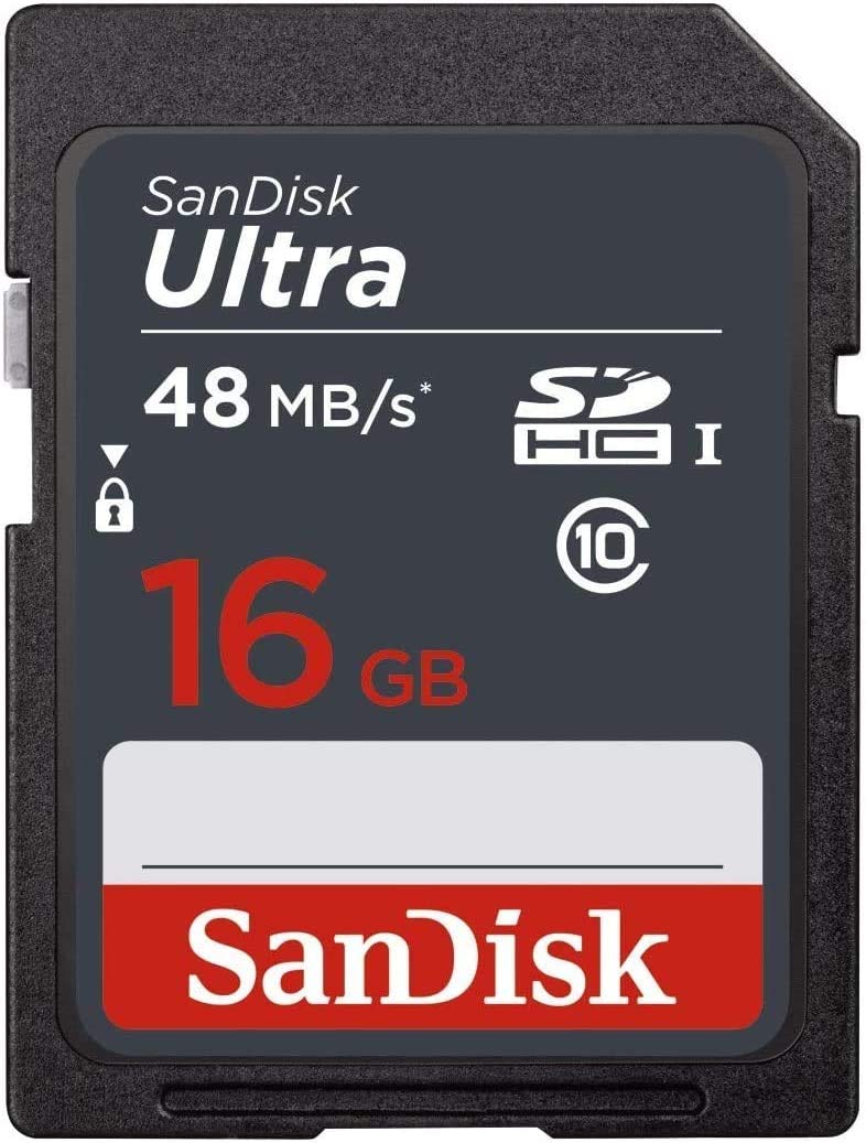 [Australia - AusPower] - 5 Pack - SanDisk Ultra 16GB SD SDHC Memory Flash Card UHS-I Class 10 Read Speed up to 48MB/s 320X SDSDUNB-016G-GN3IN Wholesale Lot + (5 Cases) 5 Pack (16GB) 