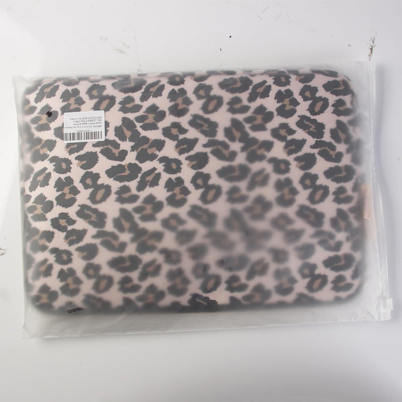 [Australia - AusPower] - ARVOK 15 15.6 16 inch Laptop Sleeve for MacBook Pro 15 inch/MacBook Pro 16 inch Water-Resistant Laptop Case Notebook Computer/Tablet Pouch Cover for HP/Dell/Lenovo/Asus/Acer/Samsung with Extra Bag 15-15.6 inch Pink Leopard Print 