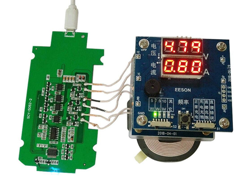 [Australia - AusPower] - Taidacent Three Coils Wireless Charger PCBA QI Standard DIY High Power 9V1.5A Wireless Charging Transmitter Module 