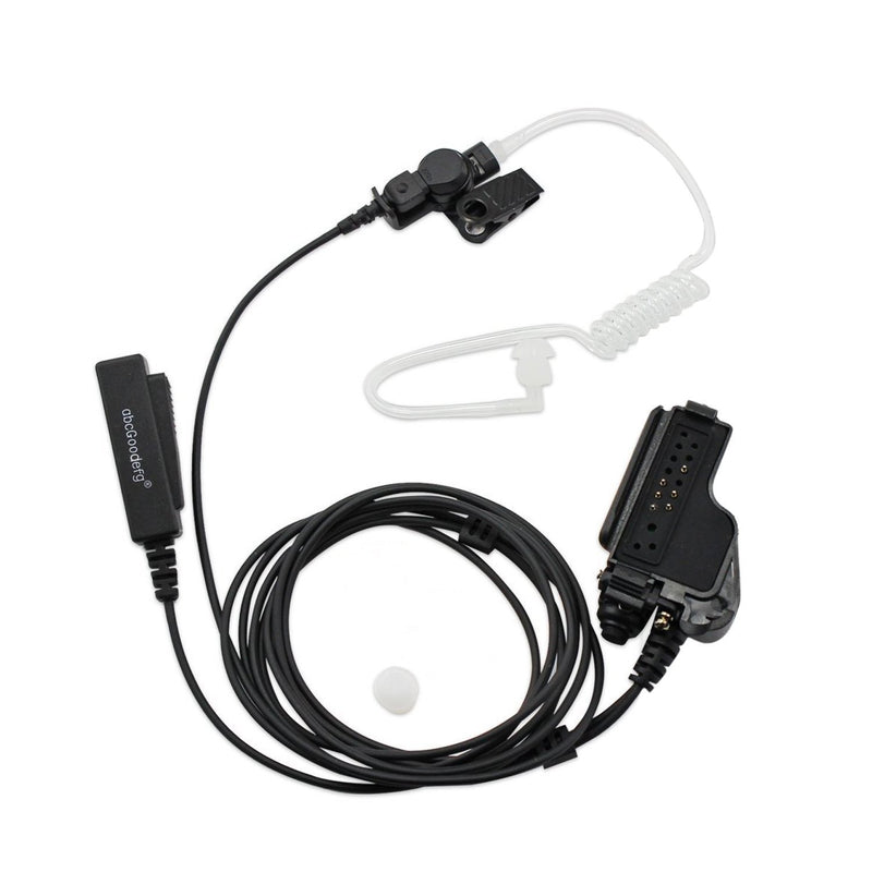 [Australia - AusPower] - abcGoodefg 3'2-Wire Surveillance Earpiece Headset Mic for Motorola Radios HT1000, JT1000, MT2000, GP900, GP9000, MTS2000, MT6000, MTX838, MTX900, MTX1000, MTX8000, MTX9000, MTX-LS, XTS 1 Pack 