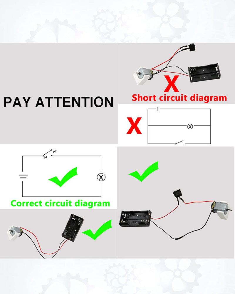 [Australia - AusPower] - Sntieecr 6 Set Mini Generator Motors 3V-12V DC Motor, Wind Turbine Generator with Mini Fan Leaf and Plastic Motor Holder for DIY Educational Physics Experiment 