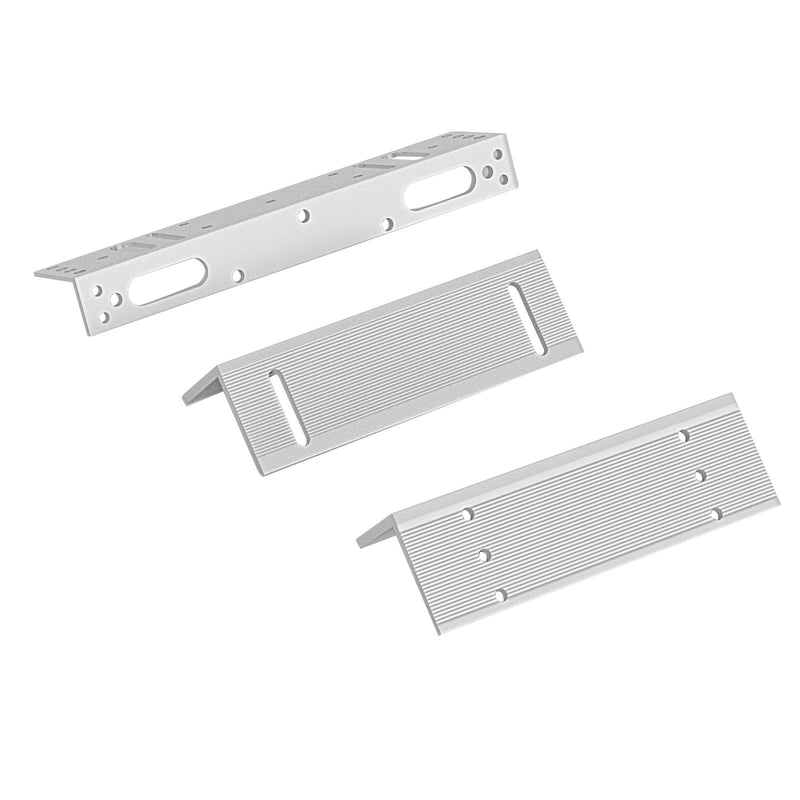 [Australia - AusPower] - Z and L Aluminum Alloy Bracket for Single Door 280KG/600lbs Holding Force Electric Magnetic Lock, Electromagnetic Lock Matching Bracket for Inward Door (Single Door 280KG/600lb Z & L Bracket) Single Door 600lb Z & L Bracket 