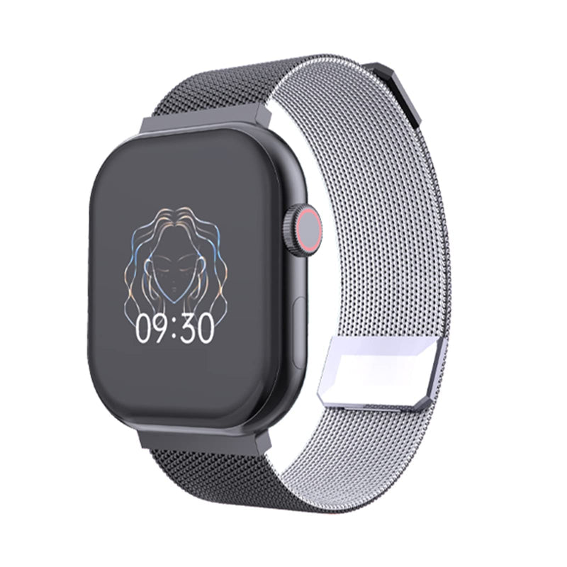 [Australia - AusPower] - Milanese strap Compatible with Apple Watch Band 38/40mm 42/44mm Adjustable Double-Sided Strap & Rotating Connectors Two color Magnetic Wristband For Apple Watch Band women iWatch 6 5 4 3 2 1 SE silver,black 