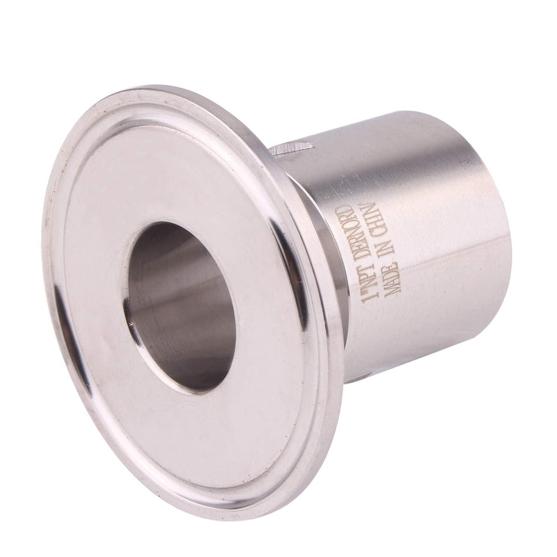 [Australia - AusPower] - DERNORD 2'' Tri clamp Adapter to 1 inch FNPT Thread Ferrule Sanitary Pipe Fitting 1''FNPT（2'' Tri clamp Type） 