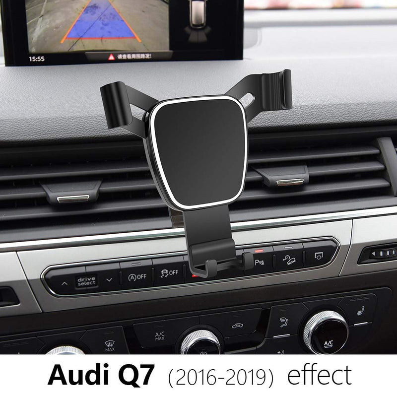 [Australia - AusPower] - LUNQIN Car Phone Holder for 2016-2019 Audi Q7 Auto Accessories Navigation Bracket Interior Decoration Mobile Cell Phone Mount 