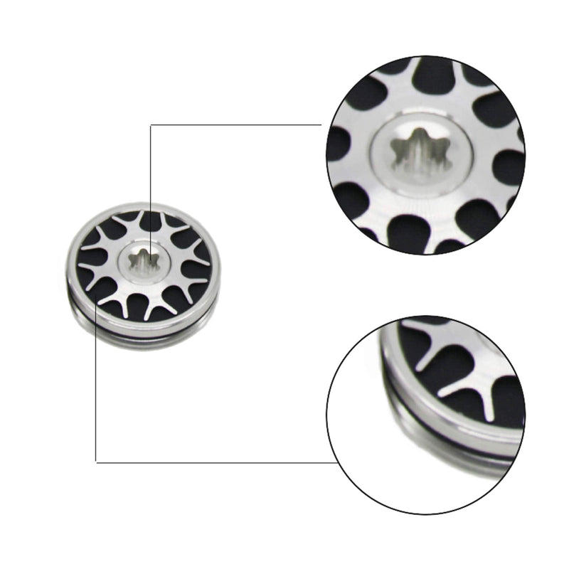 [Australia - AusPower] - HISTAR 2Pcs Golf Putter Weights 5/10/15/20/25/30/35g Compatible with Odyssey Stroke Lab Series Putter Head (Black) 5.0 Grams 