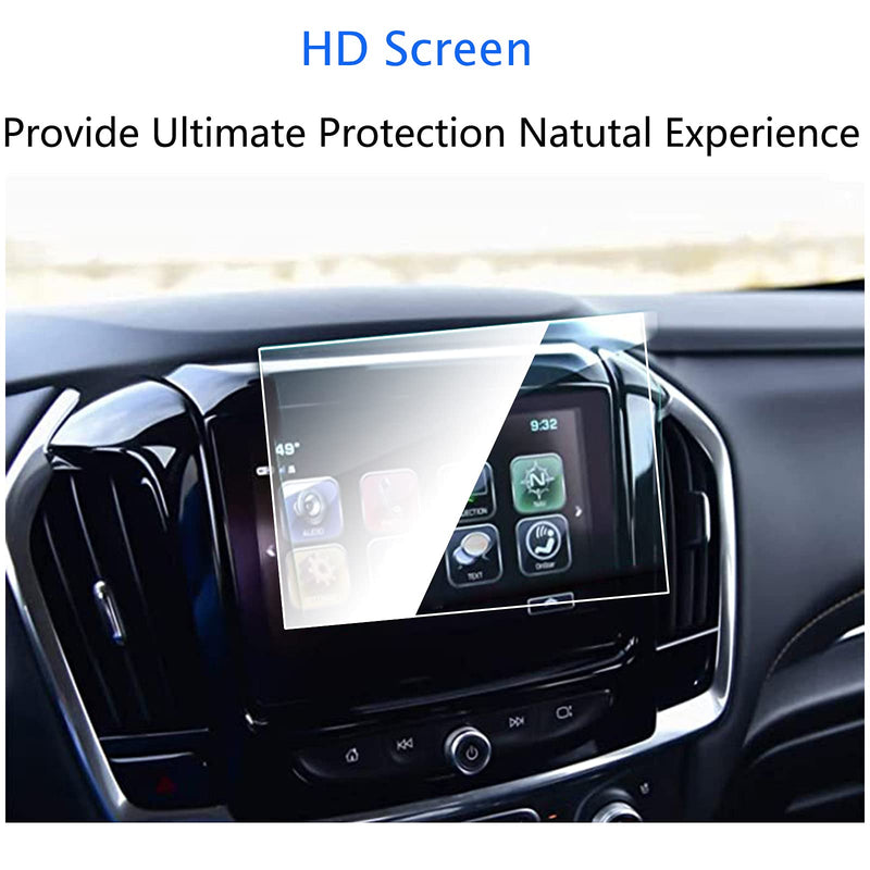 [Australia - AusPower] - Tempered Glass Screen Protector Compatible with 2018-2021 Chevrolet Traverse 8 Inch Mylink Touchscreen, Anti Scratch, Shock-Resistant, Navigation Accessories Comaptible with Traverse RS/LT Leather/Premier/High Country 8 in 