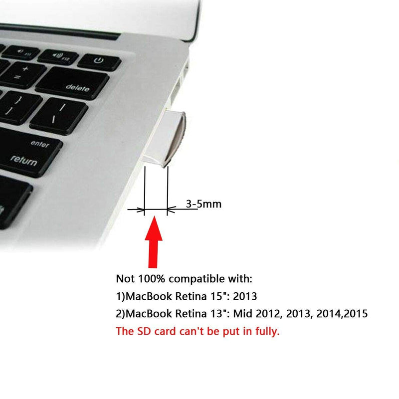 [Australia - AusPower] - CY Micro SD TF to SD Card Kit Mini Adaptor for Extra Storage MacBook Air / Pro / Retina 