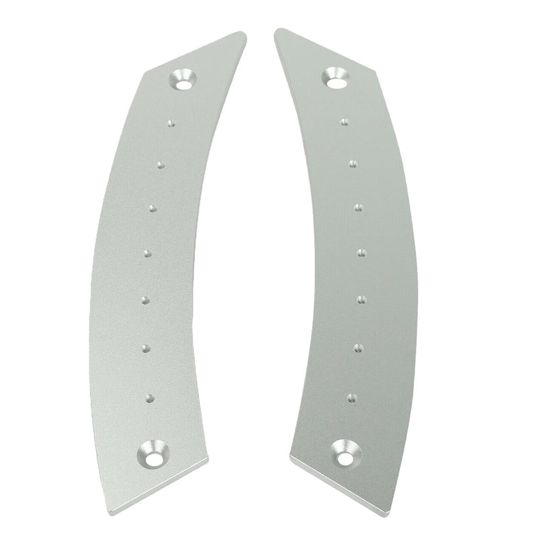 [Australia - AusPower] - Door Panel Pull Handle Set Compatible with Beetle 1998-2010 Aircraft Grade Aluminium Silver 2 Handles with 4 Screws 