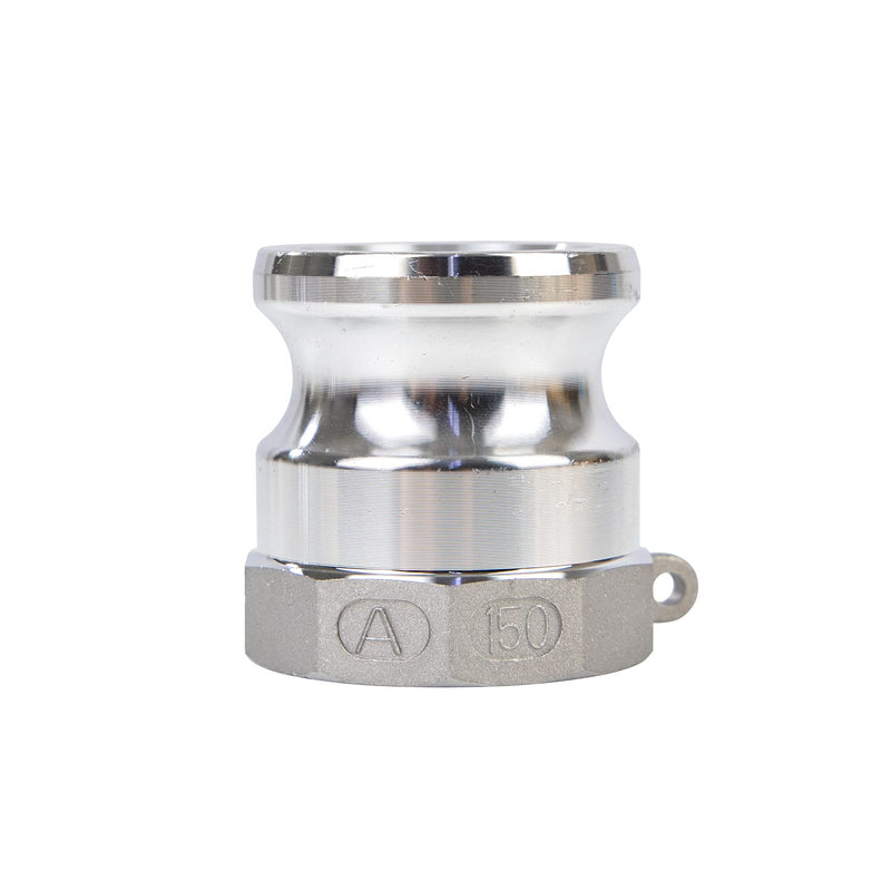 [Australia - AusPower] - Quafwia 2pcs Aluminum cam lock fittings (1-1/2" Part A) cam groove hose fitting camlock fittings , Male Adapter Female NPT Thread camlock fitting (1-1/2‘’) 1-1/2‘’ 