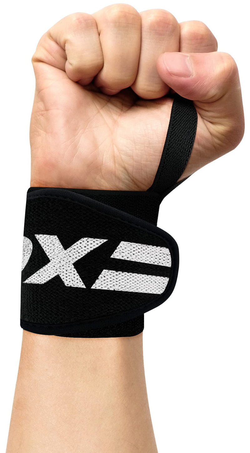 [Australia - AusPower] - RDX Weight Lifting Wrist Wraps Support, IPL USPA Approved, Elasticated 18” Cotton Straps, Thumb Loop Powerlifting Bodybuilding Fitness Strength Gym Training Workout, Gymnastics Calisthenics, Men Women Green Standard 
