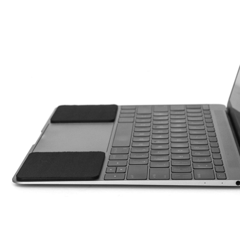 [Australia - AusPower] - Grifiti Small Slim Palm Pads are Notebook Wrist Rests with Tacky Silicone to Reposition for MacBooks and Laptops with Sharp Edges and Hard Surfaces (2 Small 3 x 2.75 inches Each) 